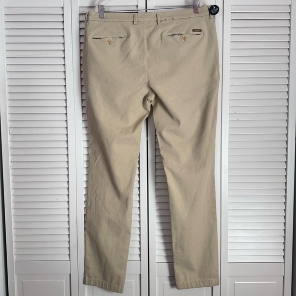GARDEUR Modern Chino Slim Fit Savage 2 Pants Golf Nautical Size 38x34 NEW - Picture 2 of 9